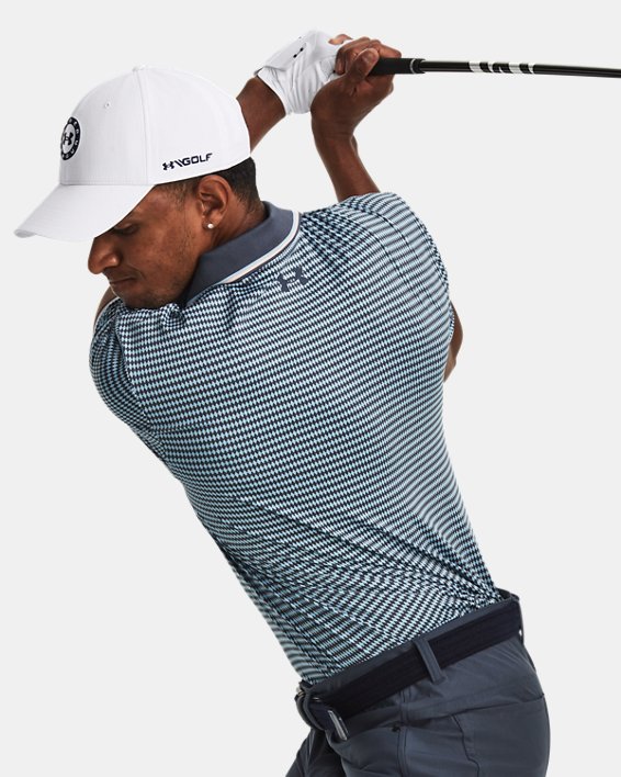 Men's UA Playoff 3.0 Rib Polo in Gray image number 1